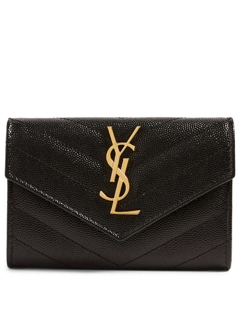 ysl monogram small wallet|YSL monogram wallet price.